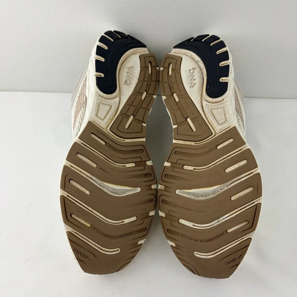 Brooks Anthem 6 Women's Running Shoes Beige Taupe Blue US 10 B Medium